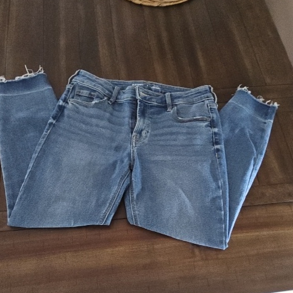 Old Navy Midrise Rockstar Jeans with Distressed Hem